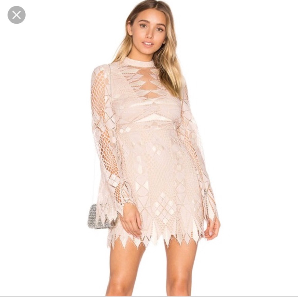 NWT Free People Lace Mini Dress Size 0.